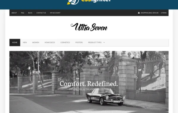 UltraSeven WordPress theme by CSSIgniter cover image