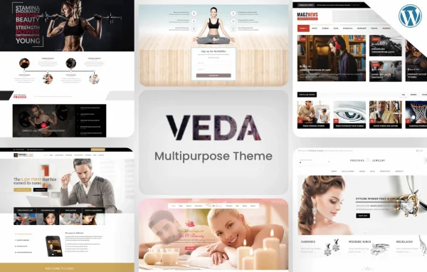 VEDA multipurpose WordPress theme cover image