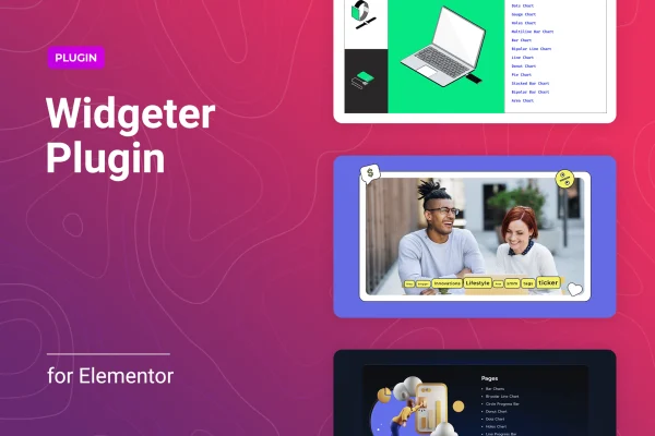 Widgeter for Elementor plugin banner