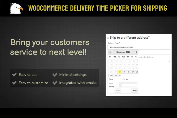 WooCommerce Delivery Time Picker for Shipping plugin banner