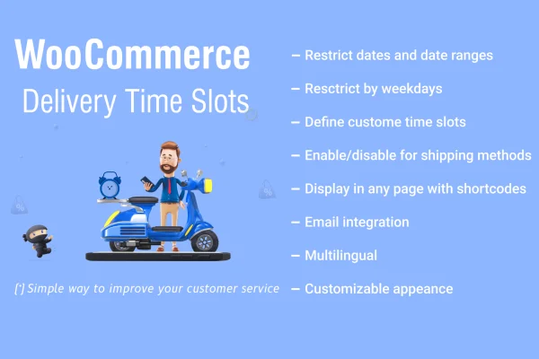 WooCommerce Delivery Time Slots plugin banner