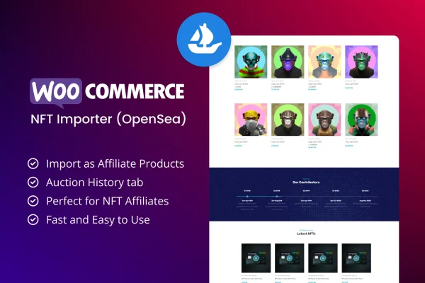 WooCommerce NFT Importer plugin banner