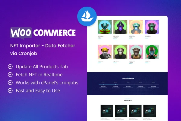WooCommerce NFT Importer - Data Fetcher addon banner