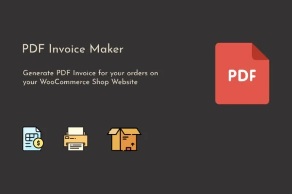 WooCommerce PDF Invoice Maker plugin banner