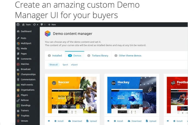 WordPress Demo Content Manager plugin banner