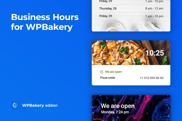 Worker for WPBakery business hours widget banner
