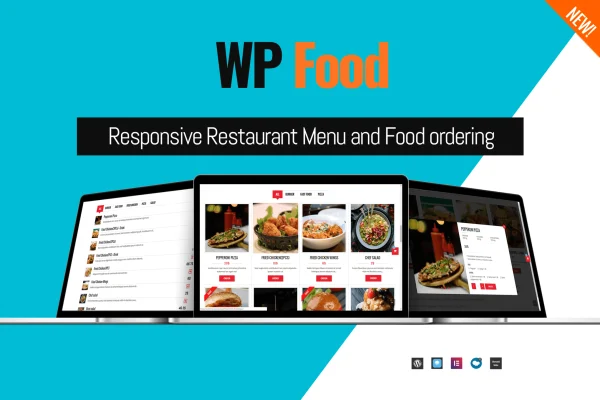 WP-Food restaurant menu and food ordering plugin banner