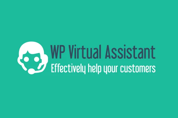 WP Virtual Assistant plugin banner showing an on-site chat assistant