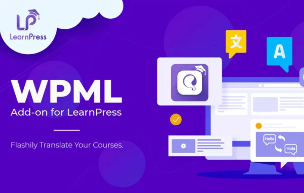 WPML Add-On For LearnPress plugin banner