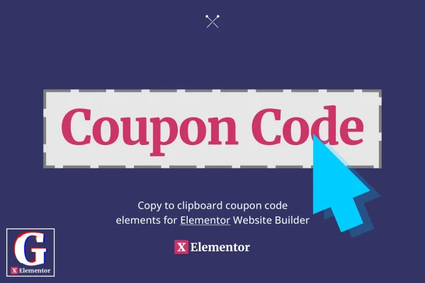 XElementor Coupon Code plugin banner for Elementor