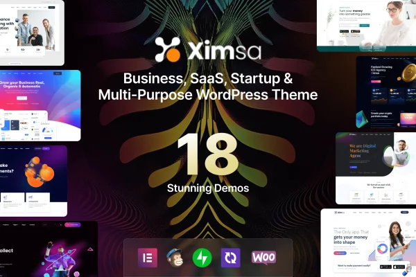 Ximsa IT solutions and technology WordPress theme preview