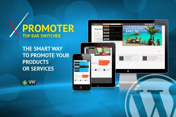 xPromoter top bar switcher plugin banner