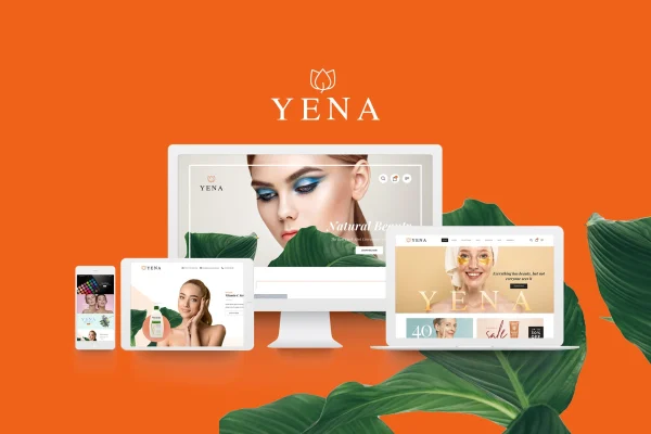 Yena beauty and cosmetic WooCommerce theme preview